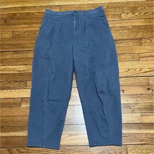 So Brand Pants Womens Juniors Sz 15 34x28 Gray Twill Super High Rise Balloon